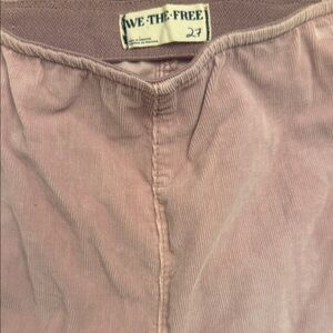 We The Free Lavender Corduroy Pants